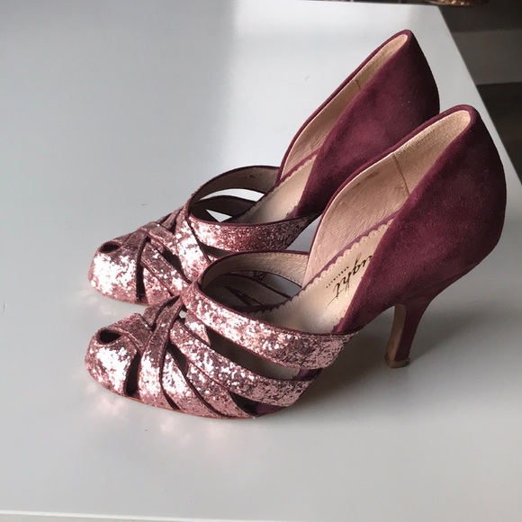 Sparkly Rose Heels by Miss Albright Specialty - Picture 2 of 5